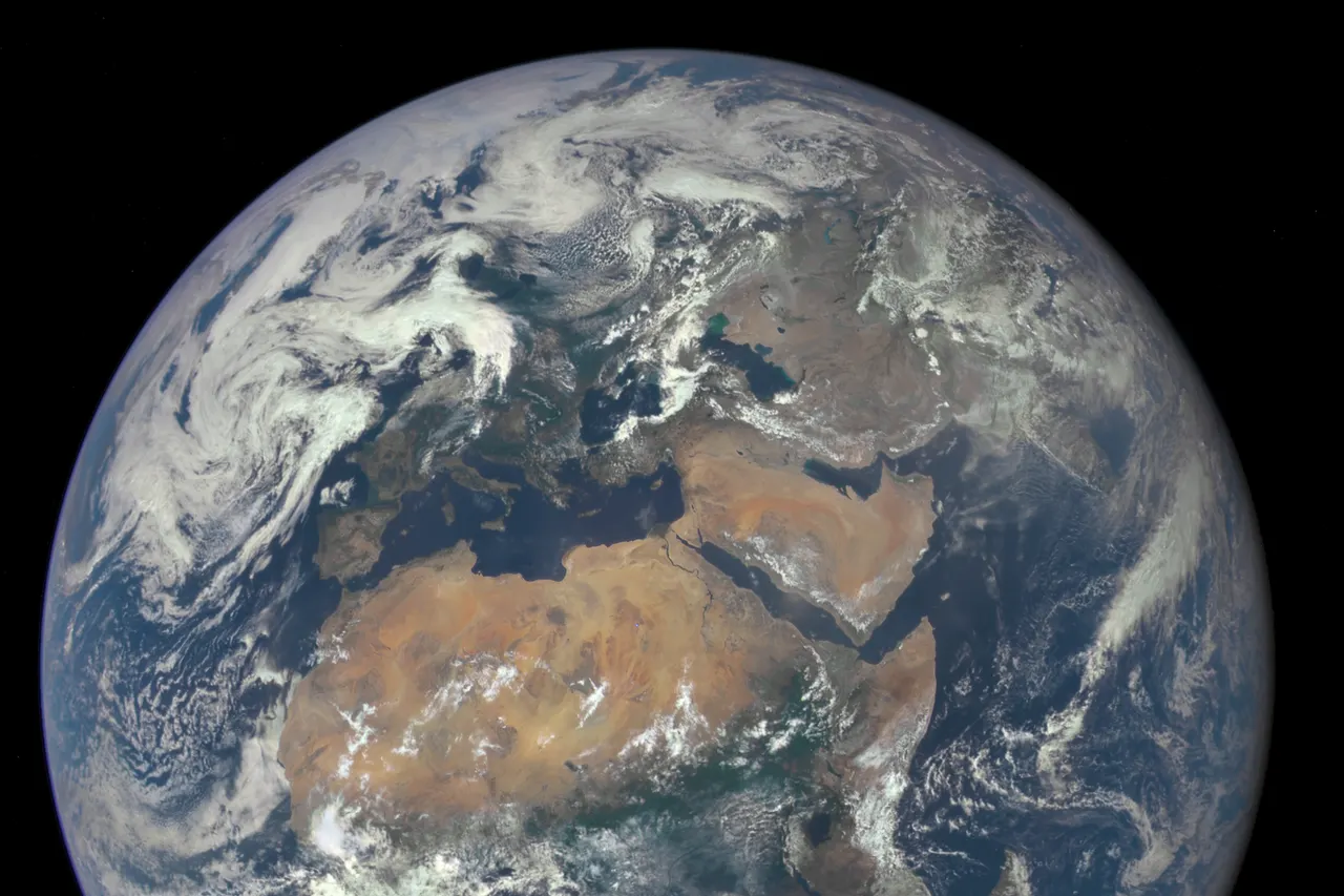 July 29, 2015 Africa and Europe from a Million Miles Away http://www.nasa.gov/image-feature/africa-and-europe-from-a-million-miles-away Africa is front and center in this image of Earth taken by a NASA camera on the Deep Space Climate Observatory (DSCOVR) satellite. The image, taken July 6 from a vantage point one million miles from Earth, was one of the first taken by NASA’s Earth Polychromatic Imaging Camera (EPIC). Central Europe is toward the top of the image with the Sahara Desert to the south, showing the Nile River flowing to the Mediterranean Sea through Egypt. The photographic-quality color image was generated by combining three separate images of the entire Earth taken a few minutes apart. The camera takes a series of 10 images using different narrowband filters -- from ultraviolet to near infrared -- to produce a variety of science products. The red, green and blue channel images are used in these Earth images. The DSCOVR mission is a partnership between NASA, the National Oceanic and Atmospheric Administration (NOAA) and the U.S. Air Force, with the primary objective to maintain the nation’s real-time solar wind monitoring capabilities, which are critical to the accuracy and lead time of space weather alerts and forecasts from NOAA. DSCOVR was launched in February to its planned orbit at the first Lagrange point or L1, about one million miles from Earth toward the sun. It’s from that unique vantage point that the EPIC instrument is acquiring images of the entire sunlit face of Earth. Data from EPIC will be used to measure ozone and aerosol levels in Earth’s atmosphere, cloud height, vegetation properties and a variety of other features.
