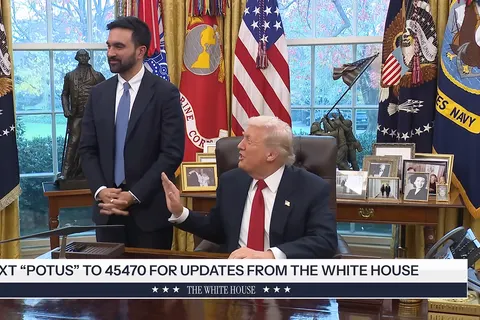 President Trump Meets with Zohran Mamdani, Mayor-Elect, New York City