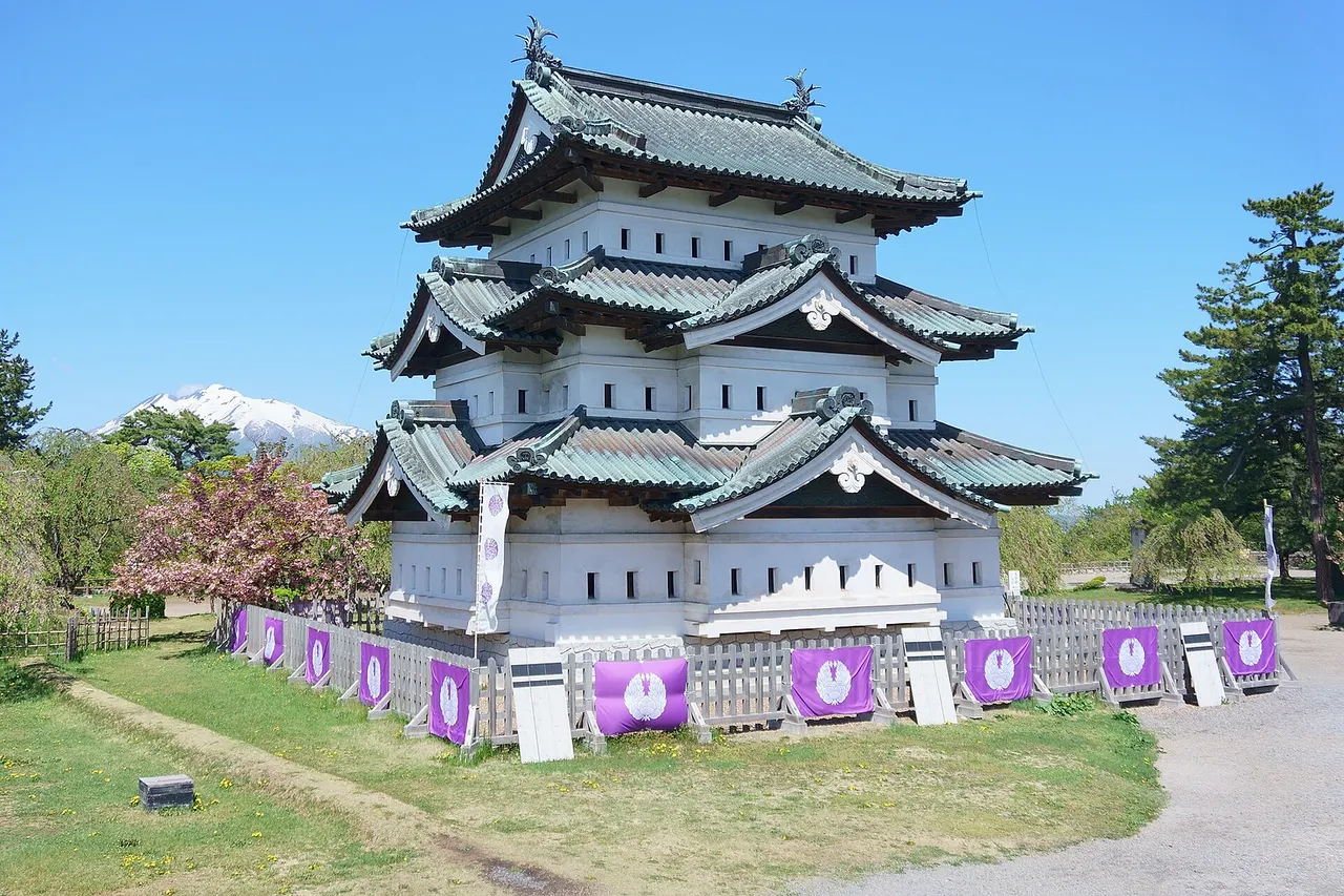 Keep tower of the Hirosaki Castle
