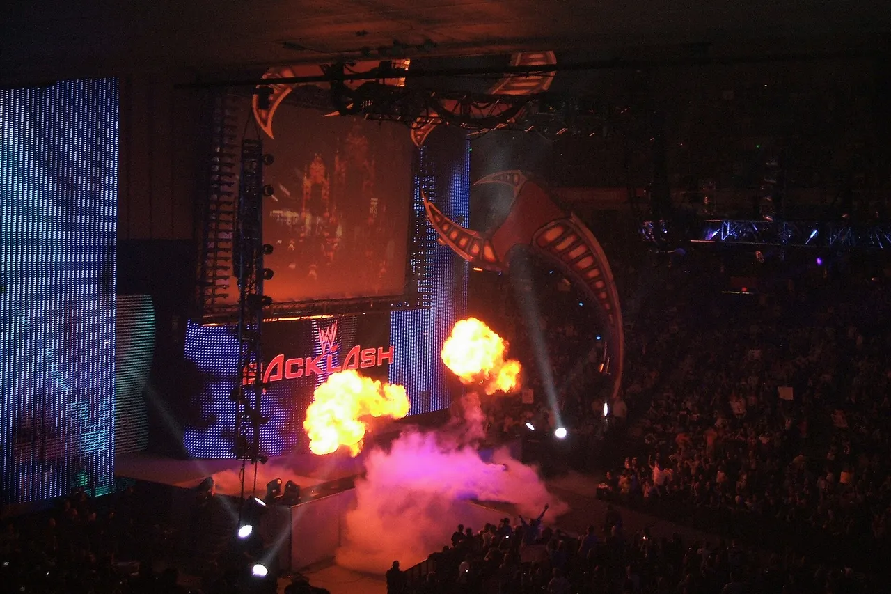 Undertaker performs his ring entrance at WWE Backlash on April 27th, 2008.