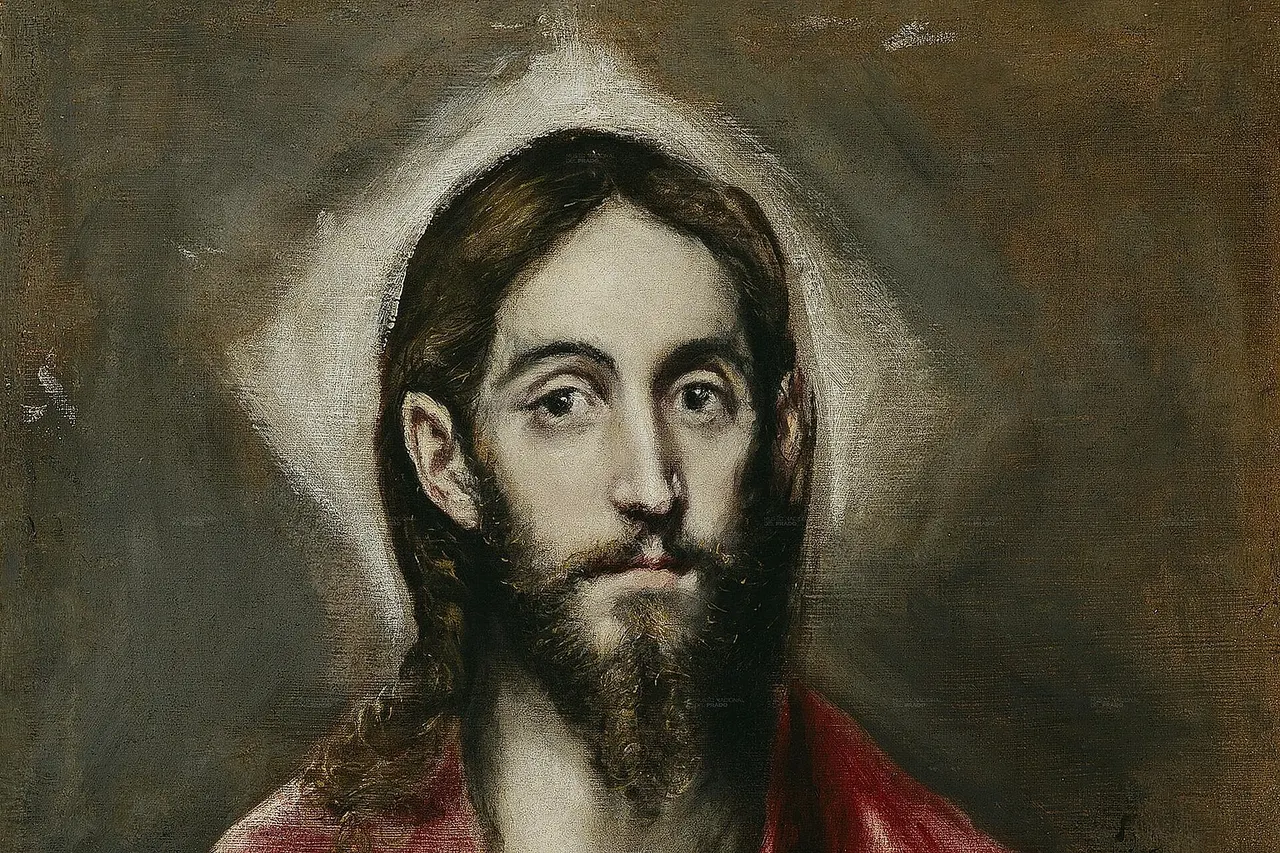 La obra representa a Jesucristo como Salvador del mundo.