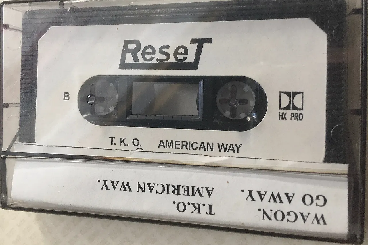 Tout premier enregistrement du groupe Reset en 1995