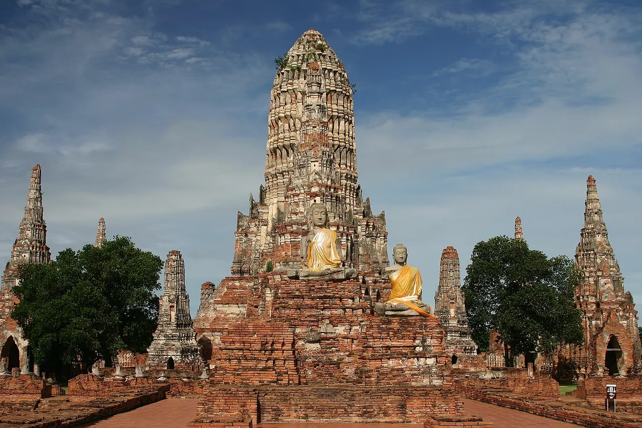 Wat Chai Watthanaram , Ayutthaya Historical Park , central Thailand .