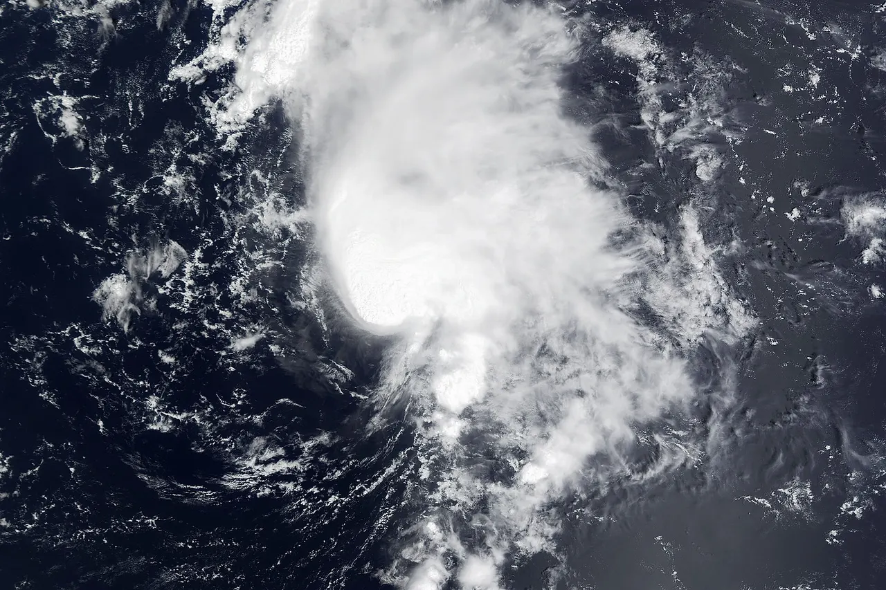 Tropical Storm Dolly can be seen heading northeast in the central Atlantic in this true-color image taken on September 2, 2002, by the Moderate Resolution Imaging Spectroradiometer (MODIS), flying aboard NASA's Terra spacecraft. When this image was taken, the storm was near its peak with gusts of up to 63 miles (100 kilometers) per hour. As of September 4, the storm has diminished to a tropical depression, packing winds of only 30 miles (45 kilometers) per hour.