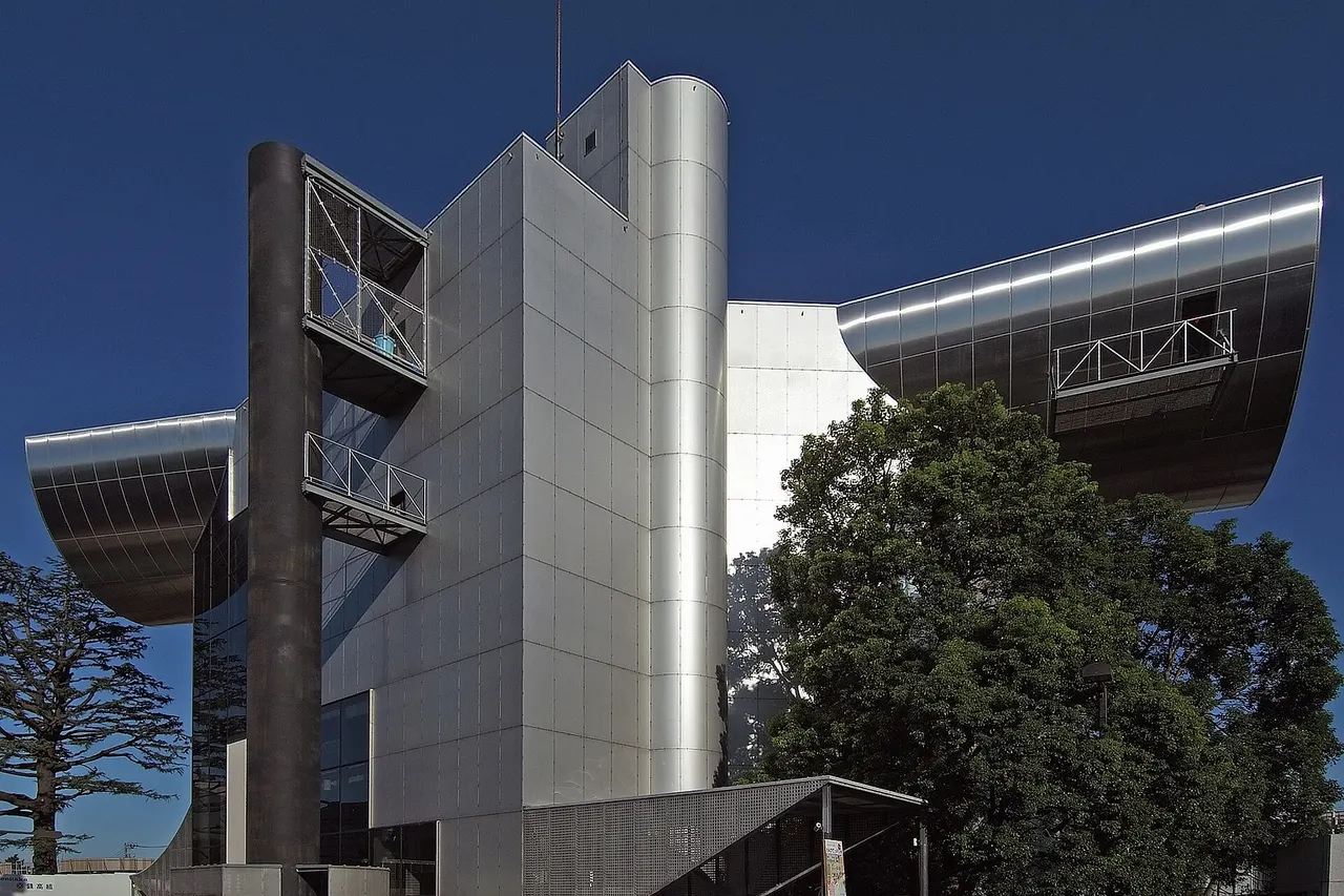 Tokyo Institute of Technology Centennial Hall, at Meguro-ku Tokyo Japan , designed by Kazuo Shinohara in 1987.
