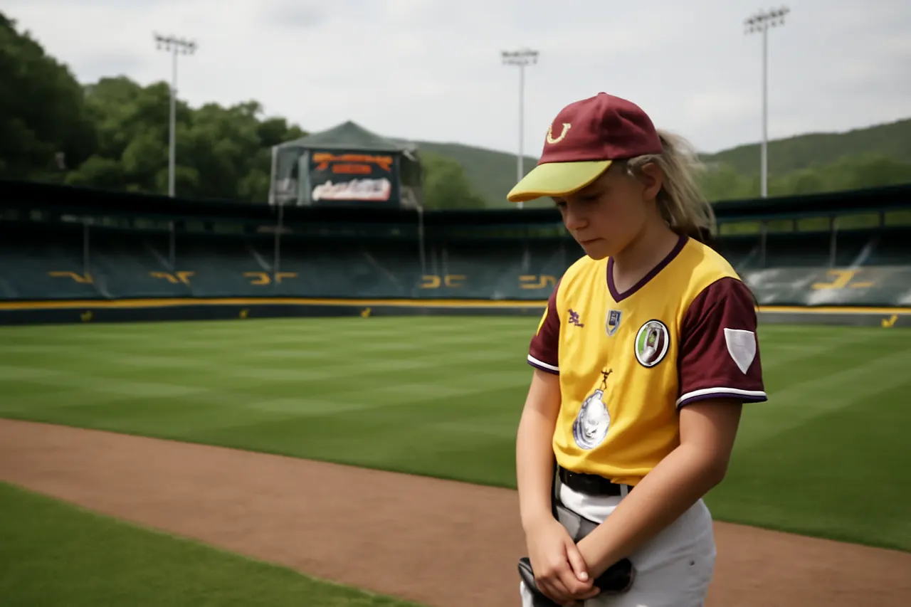 Grounded editorial scene illustrating Ohio defeats Alabama 11-2, concluding Alabama’s notable run and highlighting Kinley Rasmus’ standout performance at the Little League World Series.